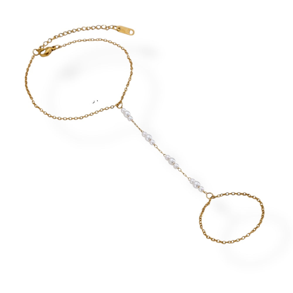 Mother Pearl Hand Chain