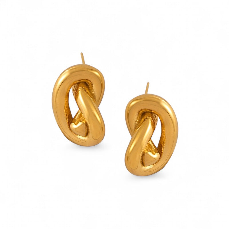 Pretzel Earrings