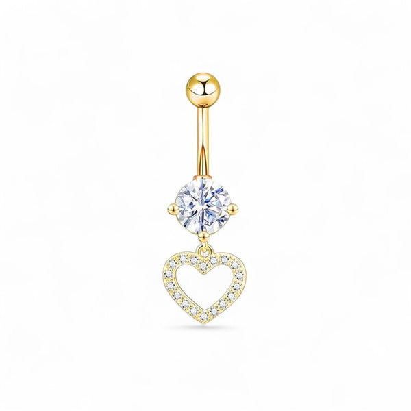 Full Of Love Belly Piercing