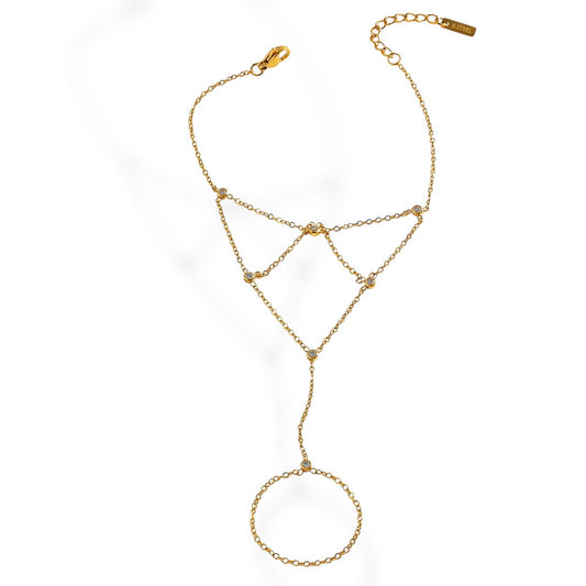 Crossing The Line Hand Chain